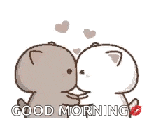 Good Morning Forehead Kiss GIF