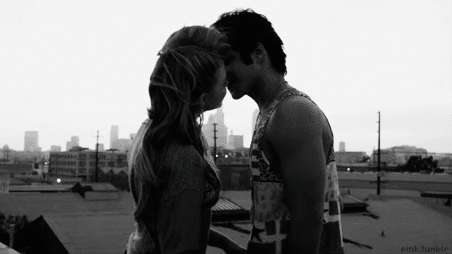 Couple Forehead Kiss Intimate GIF