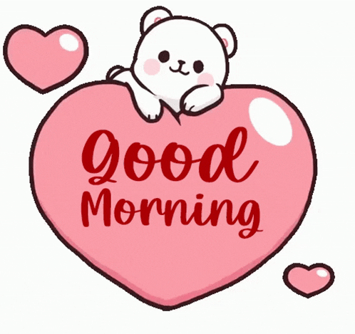 Good Morning Cute Bear GIF