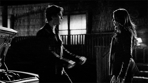 Romantic face grab kiss gif