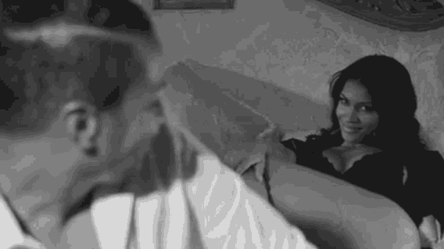 Flirty Tease Builds Sexual Tension GIF