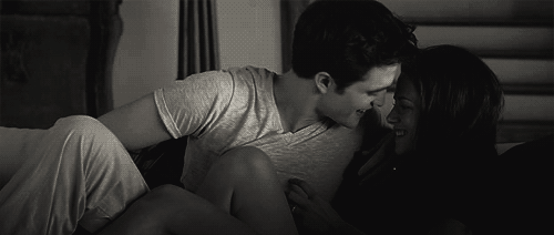Flirtatious Forehead Touch GIF