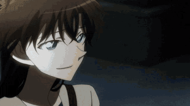 Flirtatious Smile Anime Intimate Connection GIF