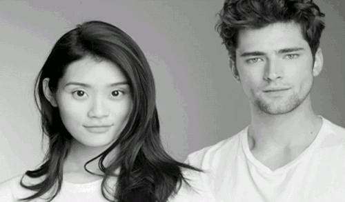 Flirty Hair Flip Gaze GIF