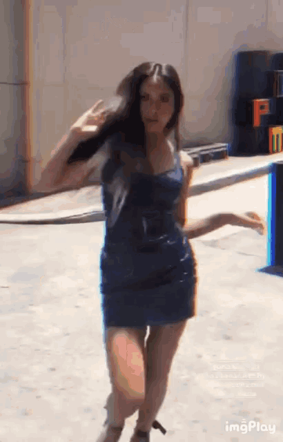 Flirty Hip Sway Dance GIF