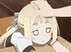 Gentle Hair Brush Anime Affection GIF