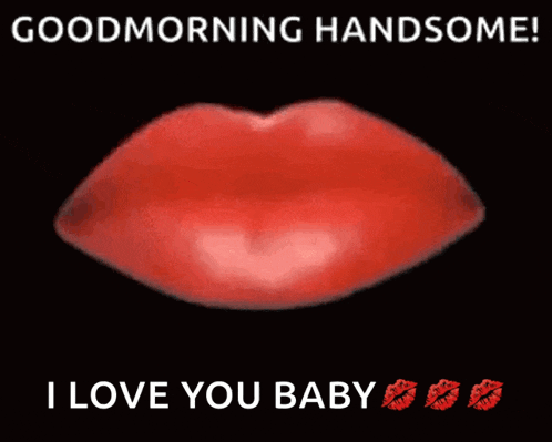 Good Morning Handsome Blowing Kiss GIF