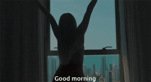 Good Morning Sunlight Stretch GIF