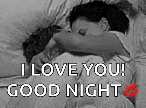 Good Night Kiss Love GIF