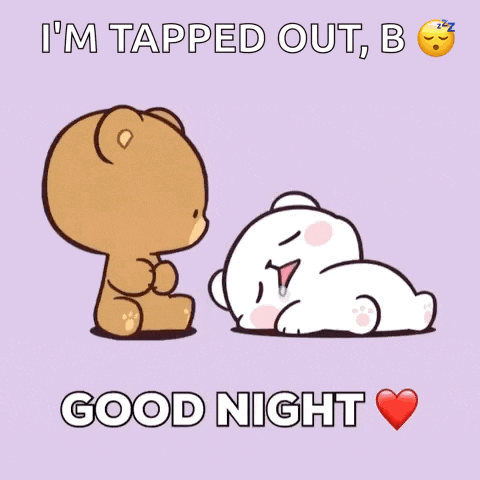 Good Night Kiss GIF for Couples