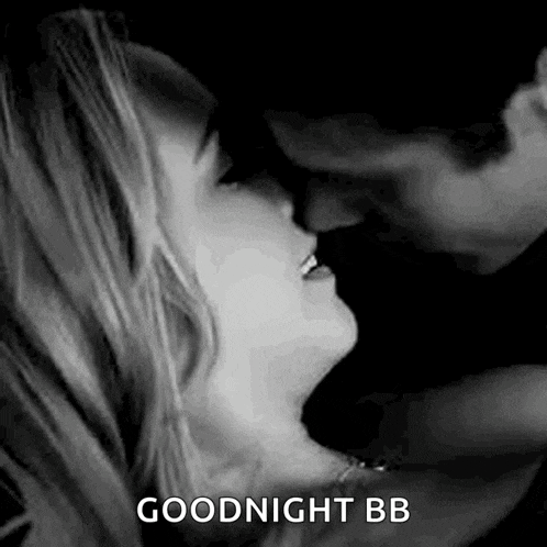 Goodnight BB Romantic Kiss GIF