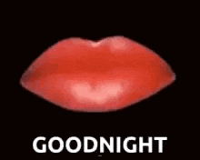 Goodnight Kiss Lips Blowing GIF