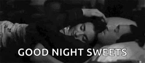 Goodnight Cuddles Loving Couple GIF