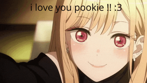 I Anime Love You Pookie Kiss GIF