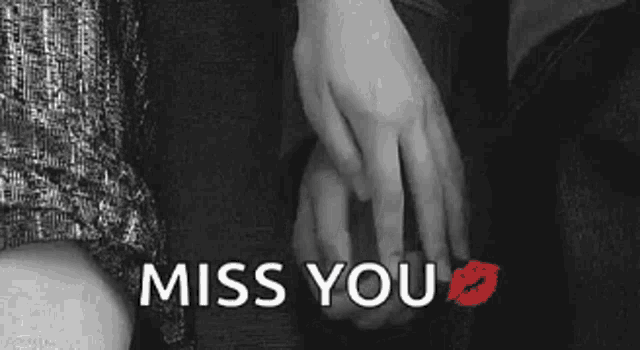 I Miss You Hands Holding GIF