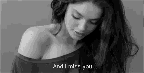 I Miss You GIF Romantic Longing