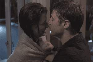 Intimate Couple Passionate Kiss GIF