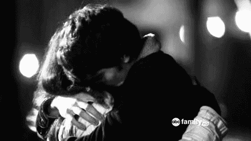 Intimate Embrace Soft Kiss GIF
