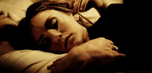 Intimate Hair Caress Romantic GIF