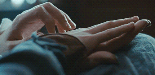 Intimate Hand Caressing Romantic Touch GIF