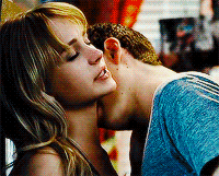 Intimate Neck Kiss Shows Affection GIF