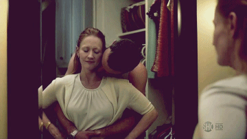 Intimate Neck Kiss Cuddle GIF