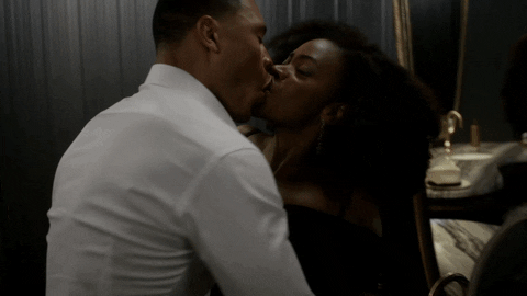 Intimate Passionate Kiss Couple GIF
