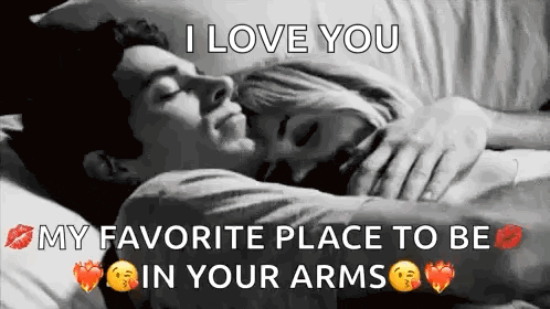 Loving Couple Cozy Embrace GIF