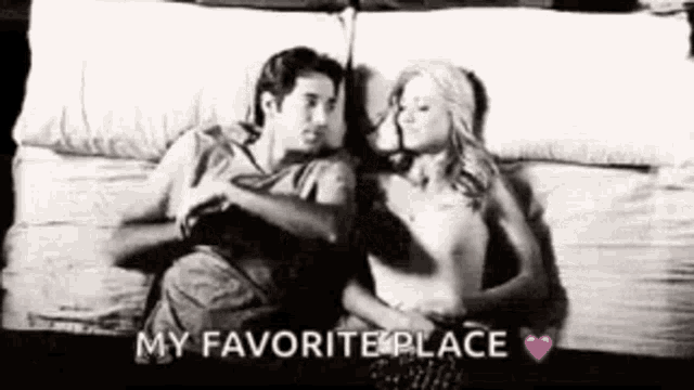 Loving Couple Cuddles Intimate GIF