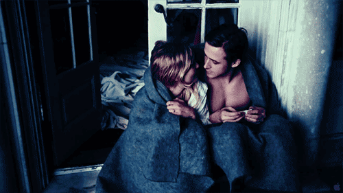 Loving Couple Share Tender Kiss GIF