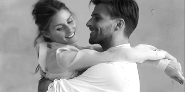 Loving Couple Shares Intimate Gaze GIF