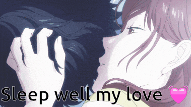 Anime Loving Couple Sleep Well GIF