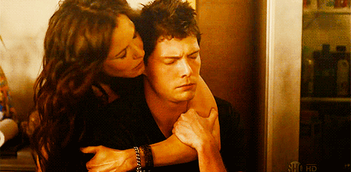 Loving Neck Kiss From Behind GIF