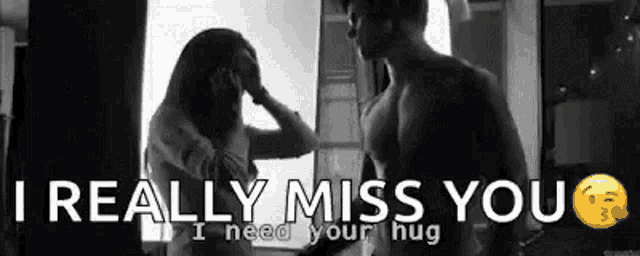 Miss You Needing Hug Romantic GIF