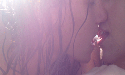 Passionate Almost Kiss GIF