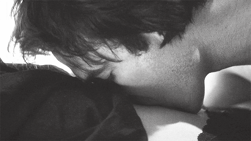 Passionate Almost Kiss GIF