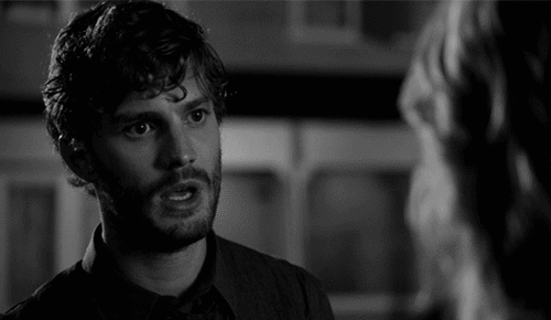 Passionate Black and White Gif