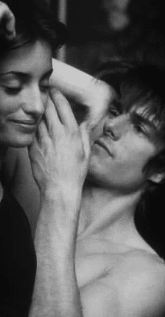 Passionate Black And White Kiss GIF