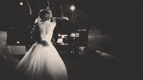 Passionate Bride Kiss GIF