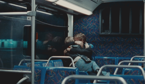 Passionate Bus Kiss Intimacy GIF