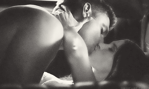 Passionate Couple Kissing GIF
