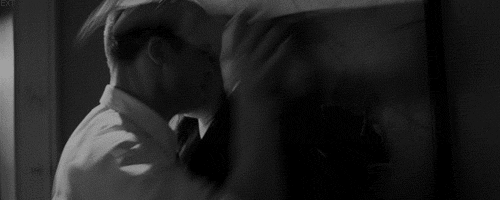 Passionate Couple Kissing Sensually GIF