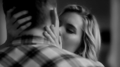 Passionate Couple Kissing Tenderly GIF