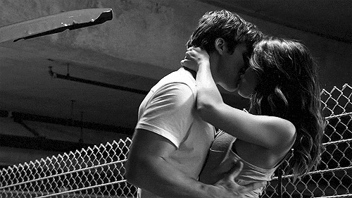 Passionate Deep Kiss Couple GIF