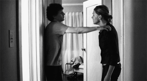 Passionate Doorway Kiss GIF