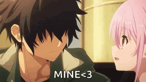 Anime Passionate Forehead Kiss GIF