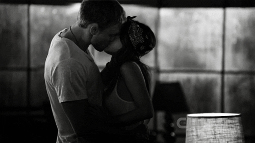 Passionate Intimate Kissing Couple GIF