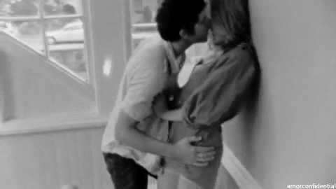 Passionate Intimate Kiss GIF
