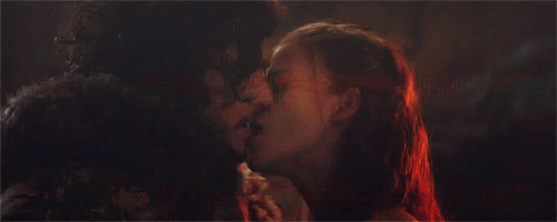 Passionate Kiss Between Lovers GIF