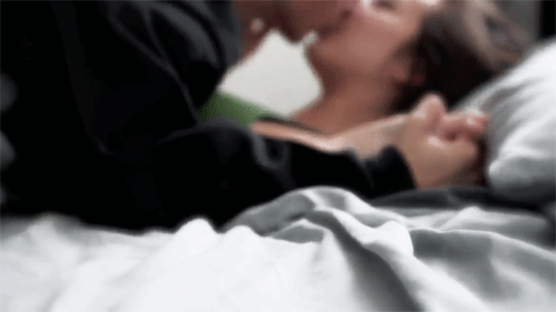 Passionate Kiss With Holding Hands GIF